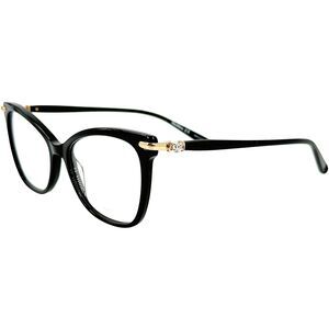 Max Mara MM1400 Womens Plastic Eyeglass Frame 807 Black 55-18